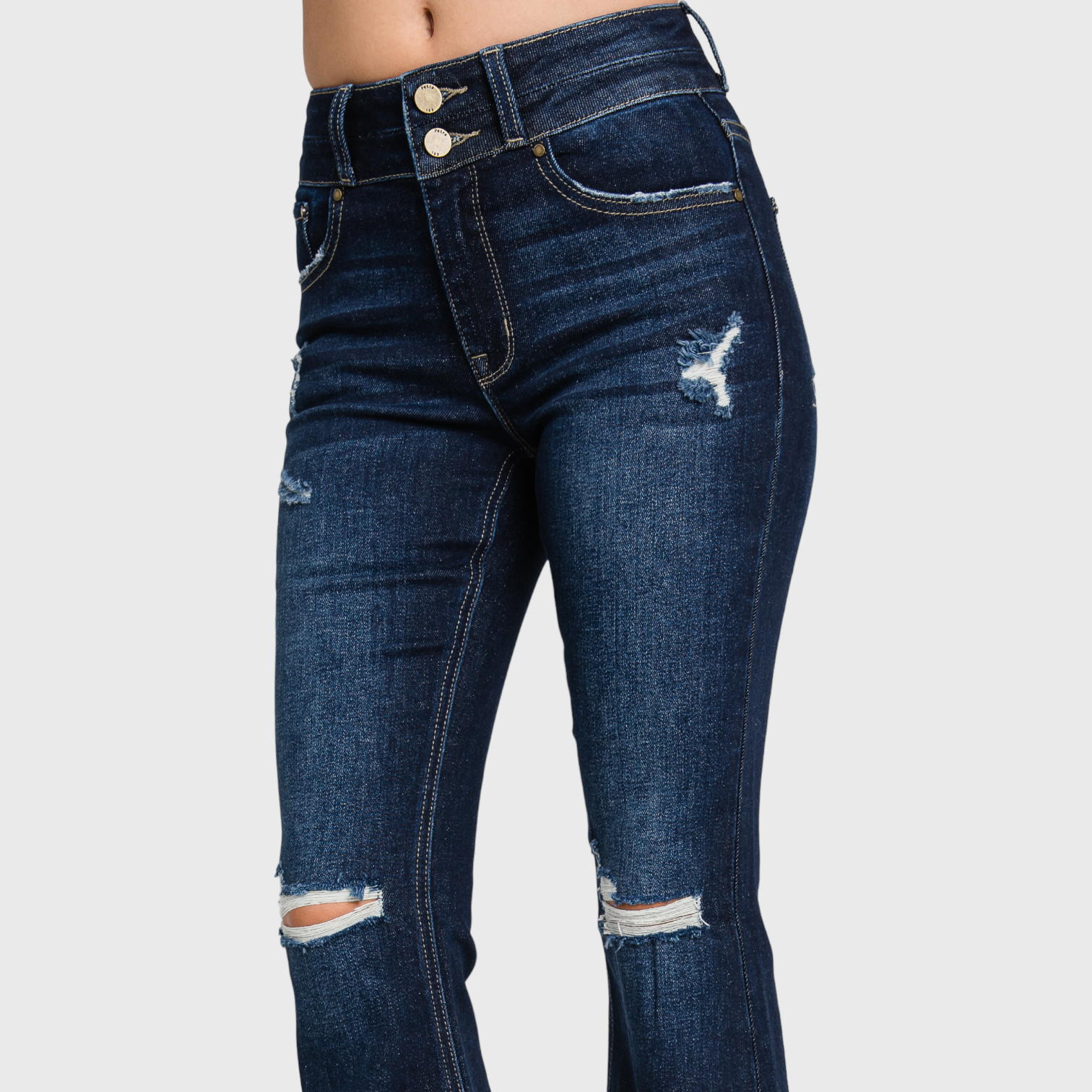 Petra153 - Wholesale Jeans - Women's - P301F-DK (OPEN PACK)4