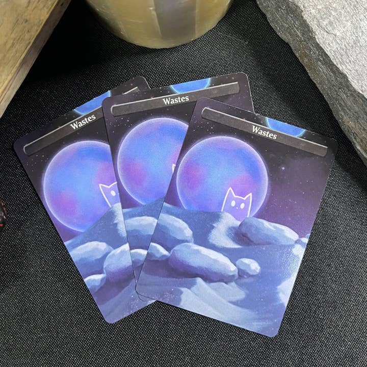 ManaCat Wastes - Land Proxy Set for wholesale by Caverns & Calicos