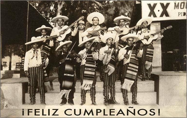 Found Image Press - Wholesale Magnet - Magnet HB-342 Feliz Cumpleanos, Mariachi0