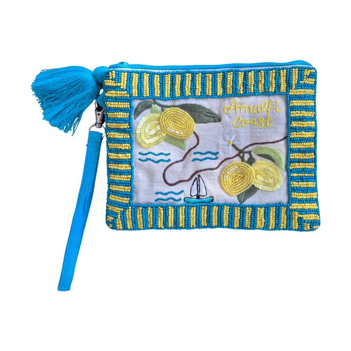 Beaded Amalfi Coast Wristlet Purse AC5010 for wholesale by ZODA