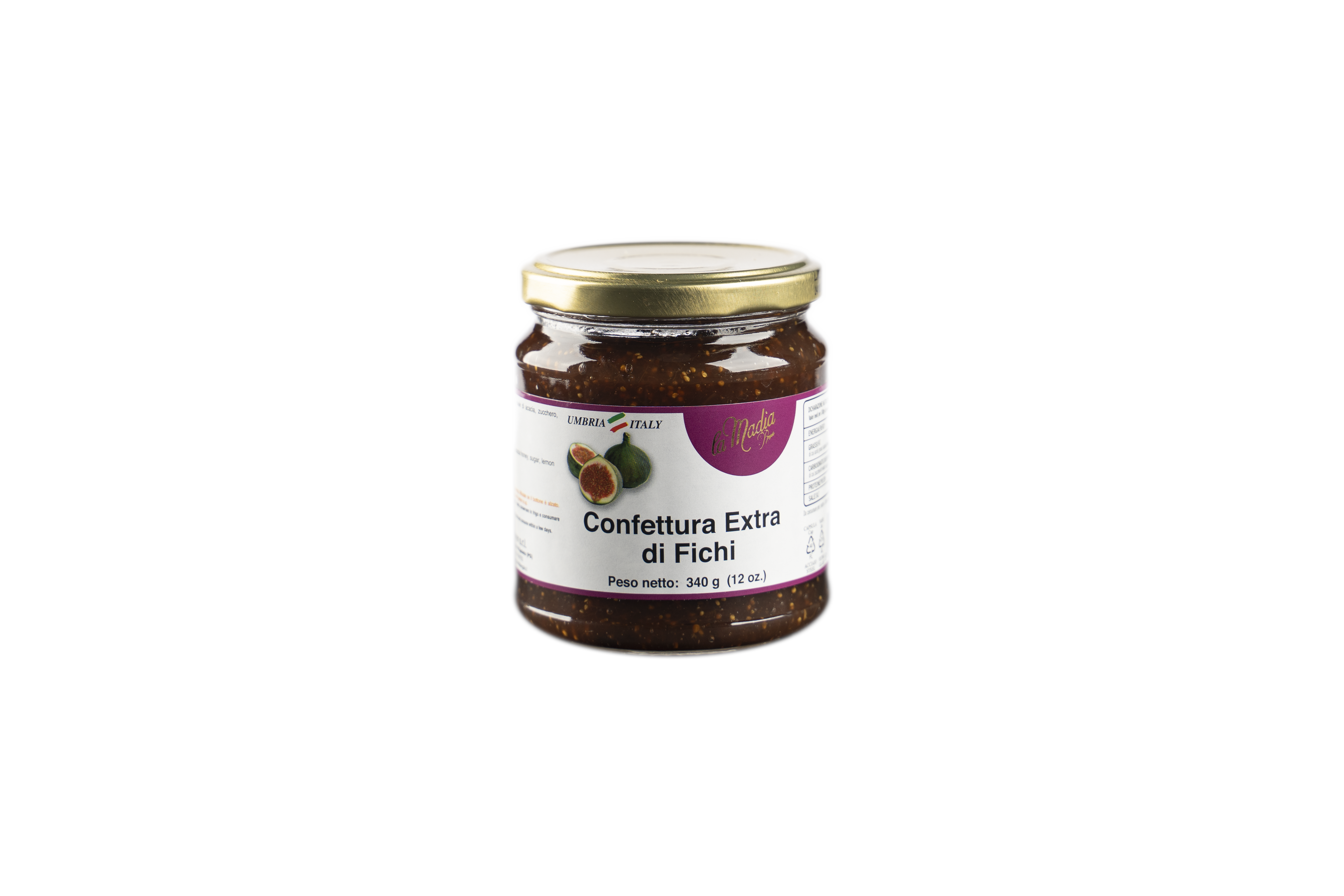 La Madia Regale - Vente Confiture/gelée - Confiture extra de figues 340 g1