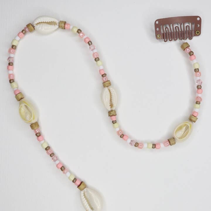 Brielle's Shells - Wholesale Hair Extensions - Multi-Shell Beaded Mermaid Extension16