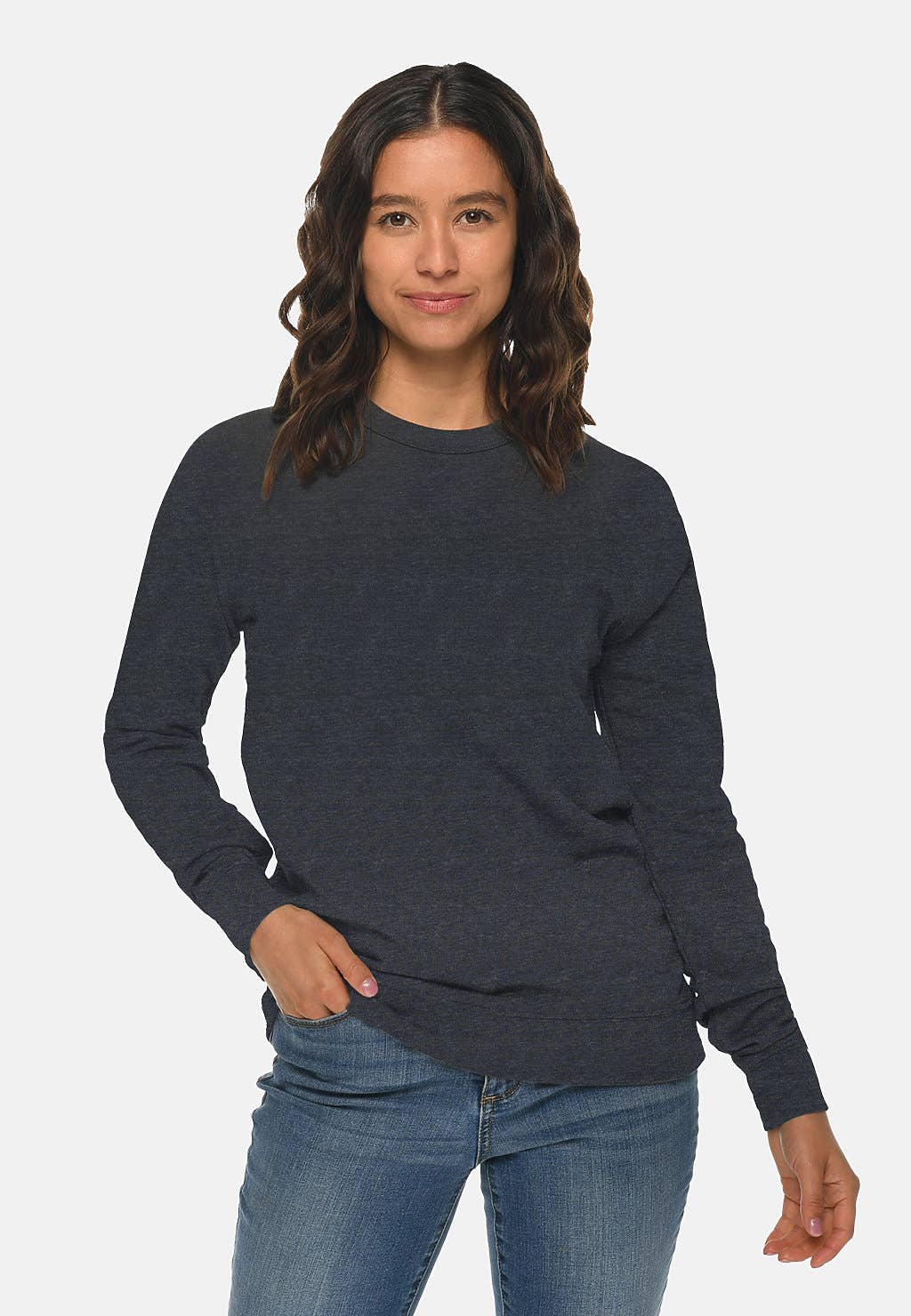 Lane Seven Apparel - Wholesale Sweatshirt - Unisex - French Terry Raglan Crewneck - For Men and Women14