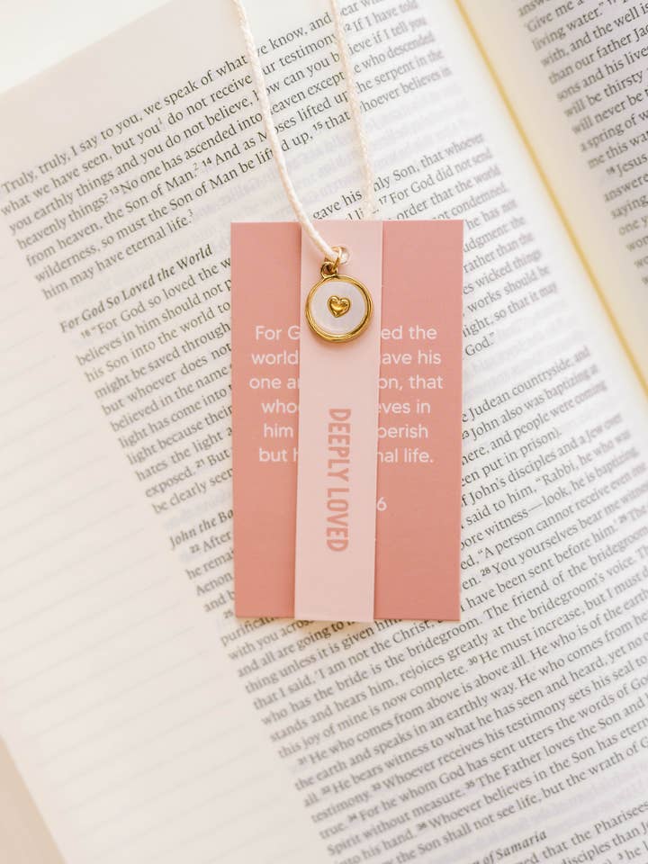 Deeply Loved Heart Charm for wholesale by Dear Heart