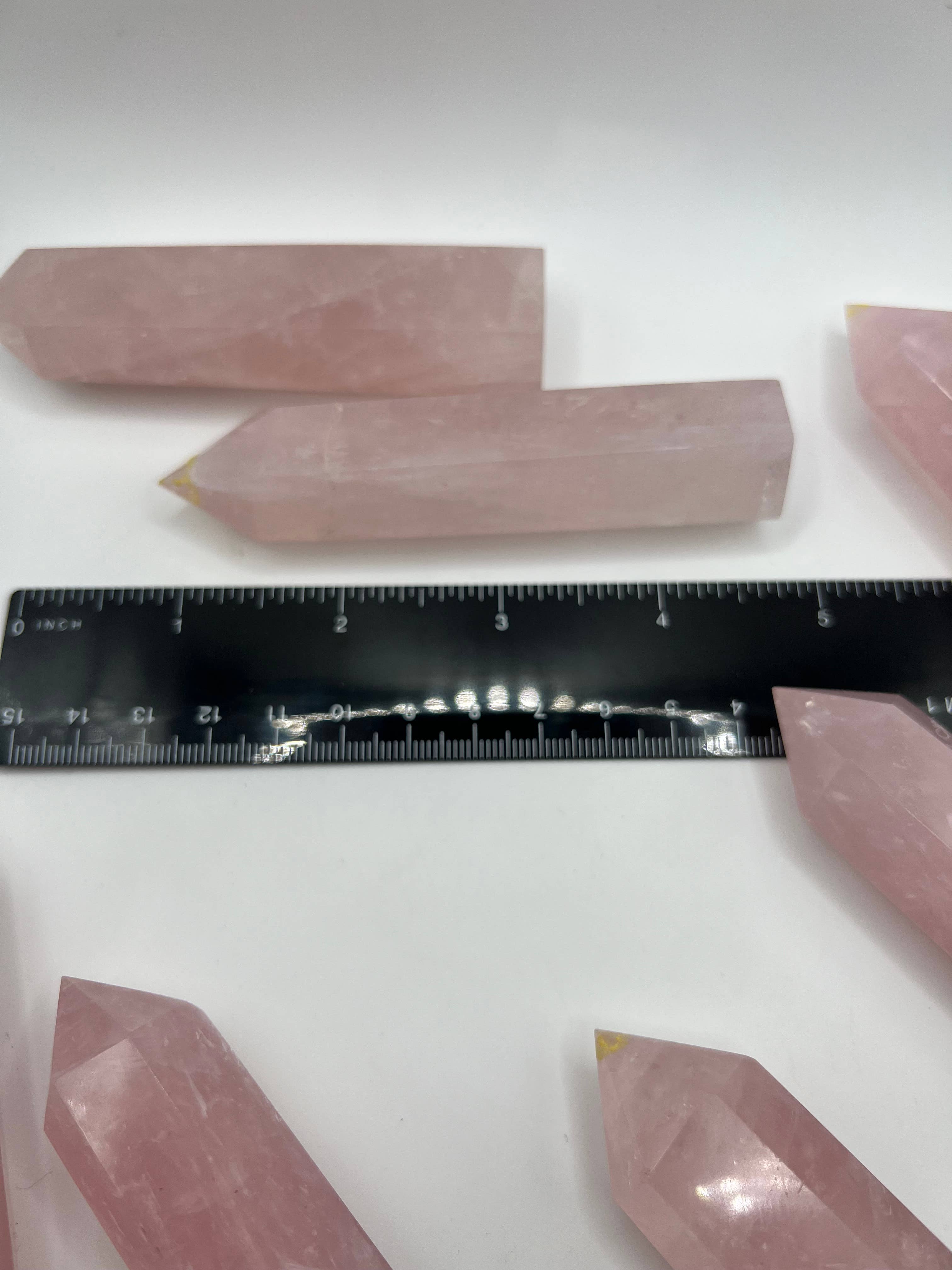 Oils and Auras - Wholesale Spiritual Stone/Crystal - Rose Quartz Tower3