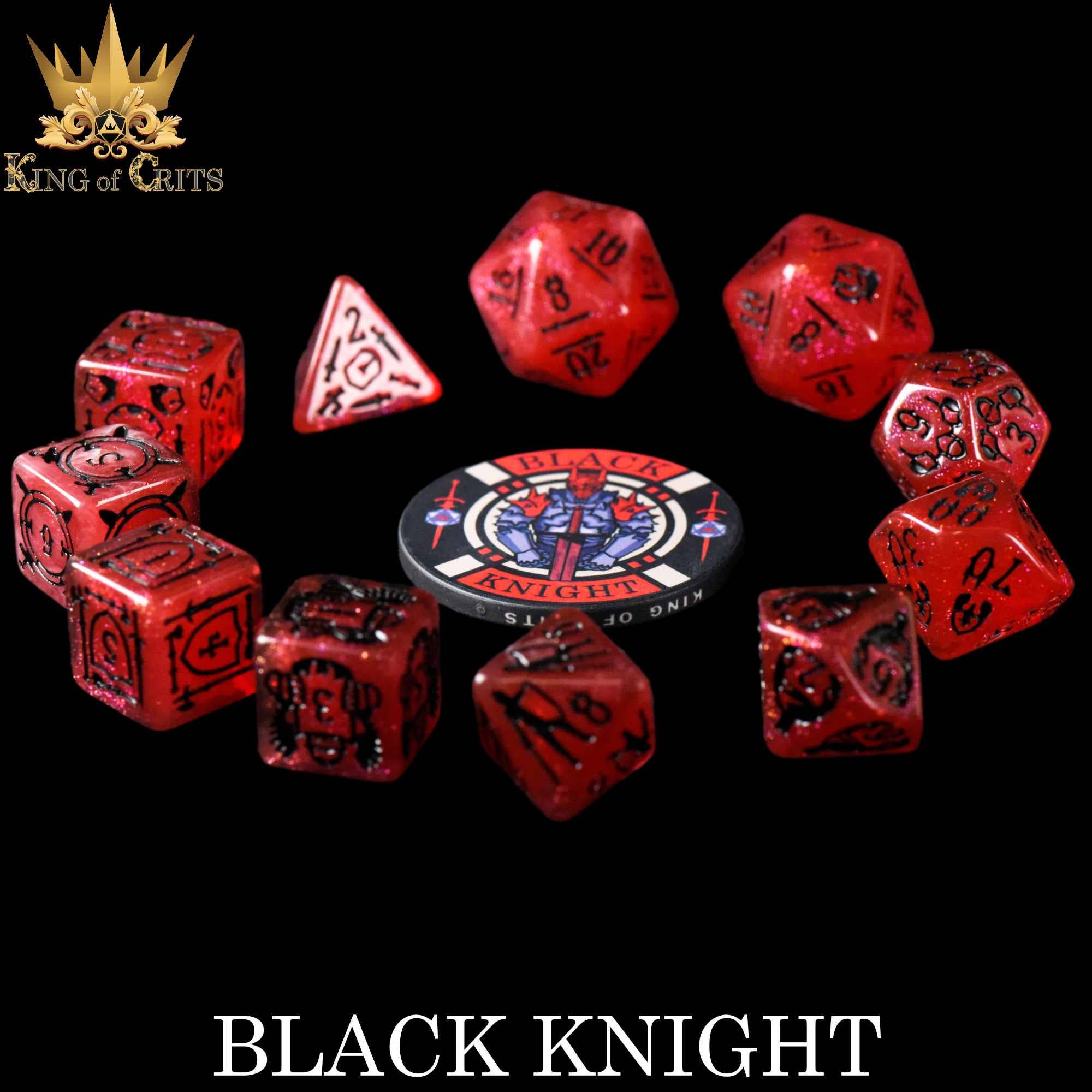 DNDDICE.COM – Engroshandel Terninger – Black Knight - 11 terningesæt2
