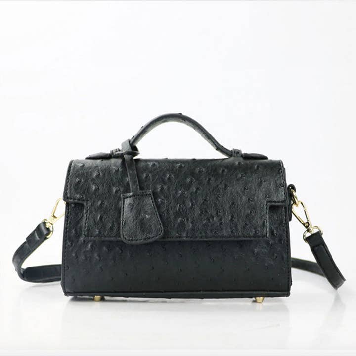 La bandolera Philippa en negro para venta al por mayor de Worth A Million