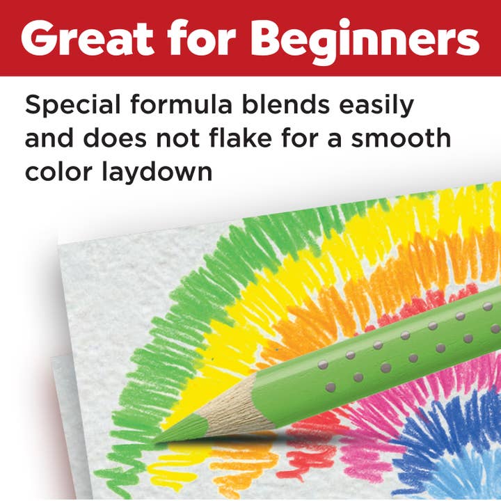 Faber-Castell / Creativity for Kids - Wholesale Colored Pencil - 12 Grip EcoPencils - Colored Pencils w/ Raised Grip