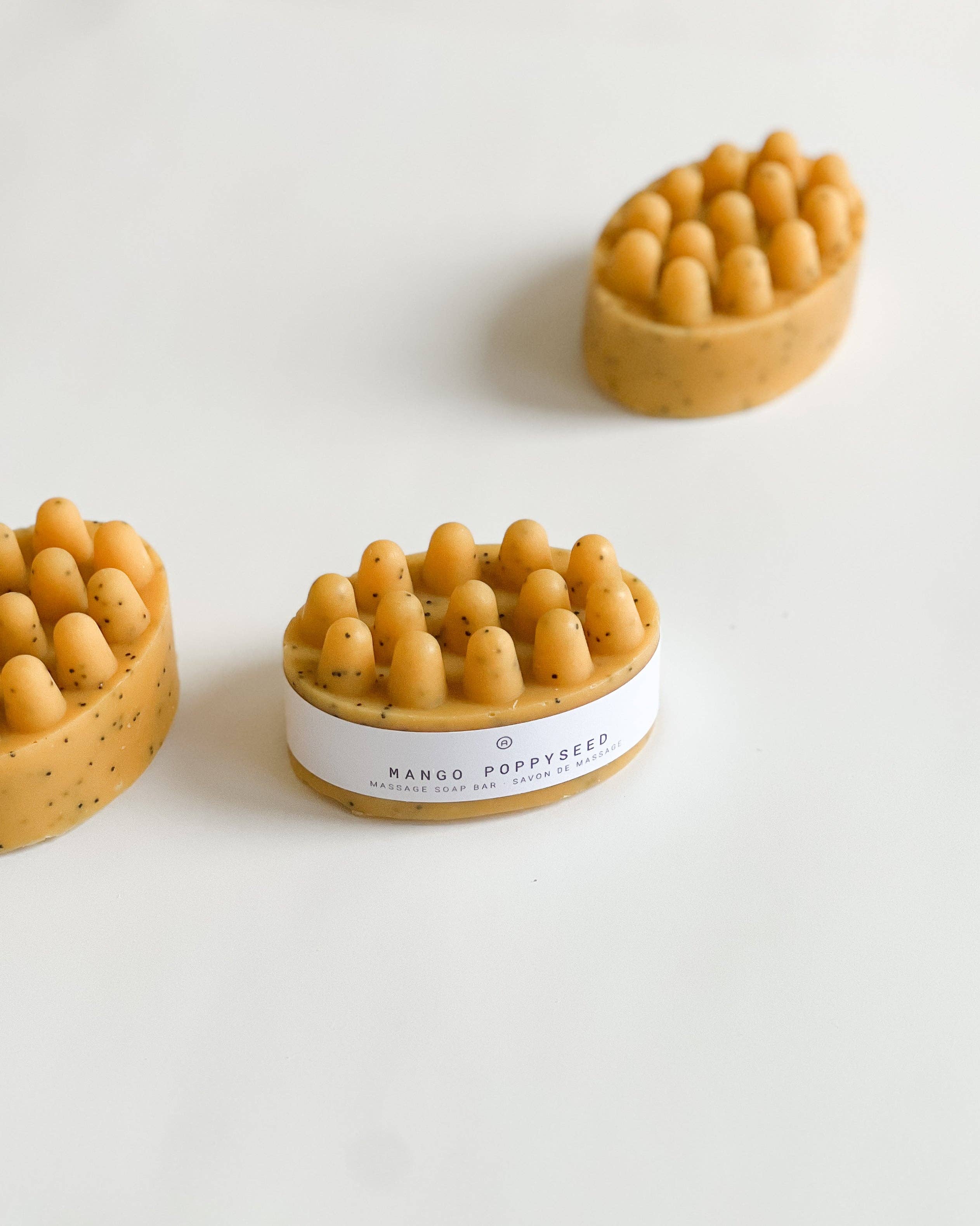Agha Studio - Wholesale Bar Soap - Mango Poppyseed Massage Soap Bar4