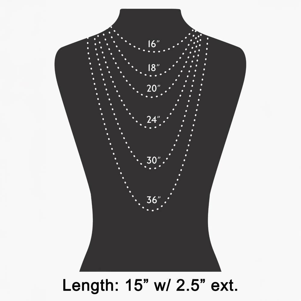 The Looks by Fame Accessories - Venta al por mayor Collares con colgantes/abalorios - Collar de cuentas con piedras semipreciosas facetadas mixtas4