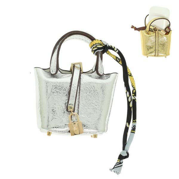 anbfashion - Wholesale Keychain - Unisex - Mini Leather Purse Earbud Case KBAG12472