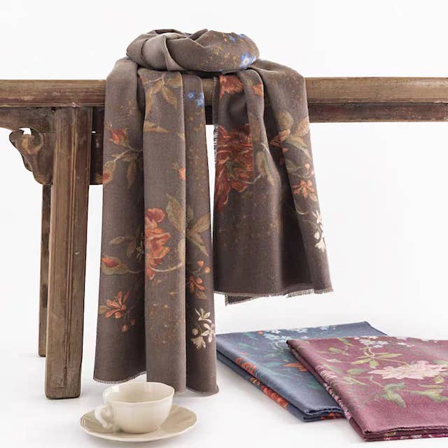 S25250 Fall Print Scarf for wholesale by Pretty Persuasions