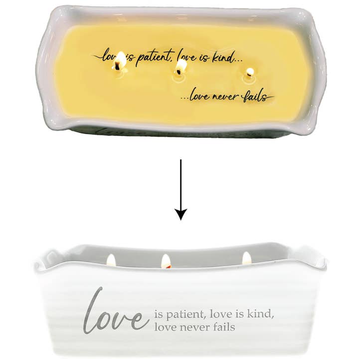 Pavilion - Wholesale Jar/Filled Candle - Love - 12 oz - 100% Soy Wax Reveal Triple Wick Candle