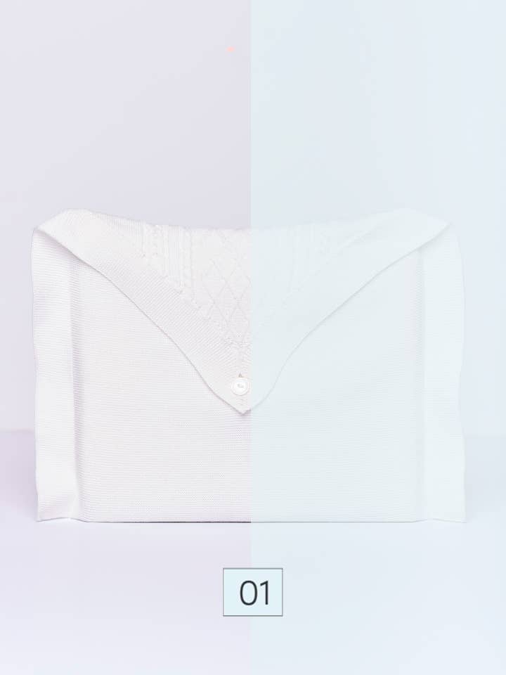 Clothes bag knitted in organic cotton | MY SWEET BABY for wholesale by Wedoble: sustainable children's fashion