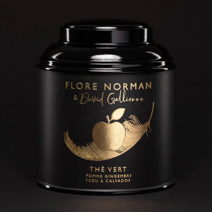 YUZU - Grüner Tee mit Äpfeln, Yuzu aus der Normandie, Ingwer und Calvados "Pays d'Auge". für den Großhandel von FLORE NORMAN