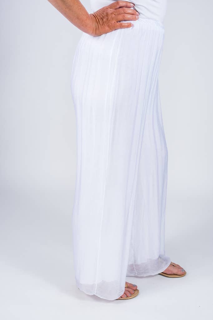 TINA Stephens Italy/Tees By Tina - Wholesale Pants - Women's - Roxy Silk Straight Leg Pant (PL212)5