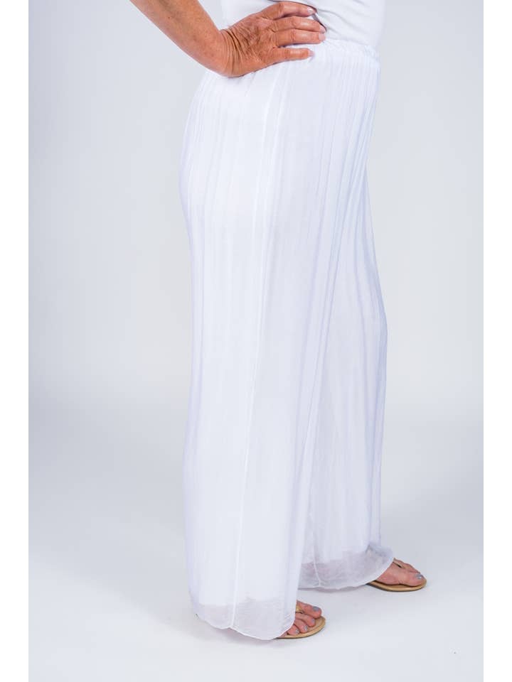 TINA Stephens Italy/Tees By Tina - Wholesale Pants - Women's - Roxy Silk Straight Leg Pant (PL212)5