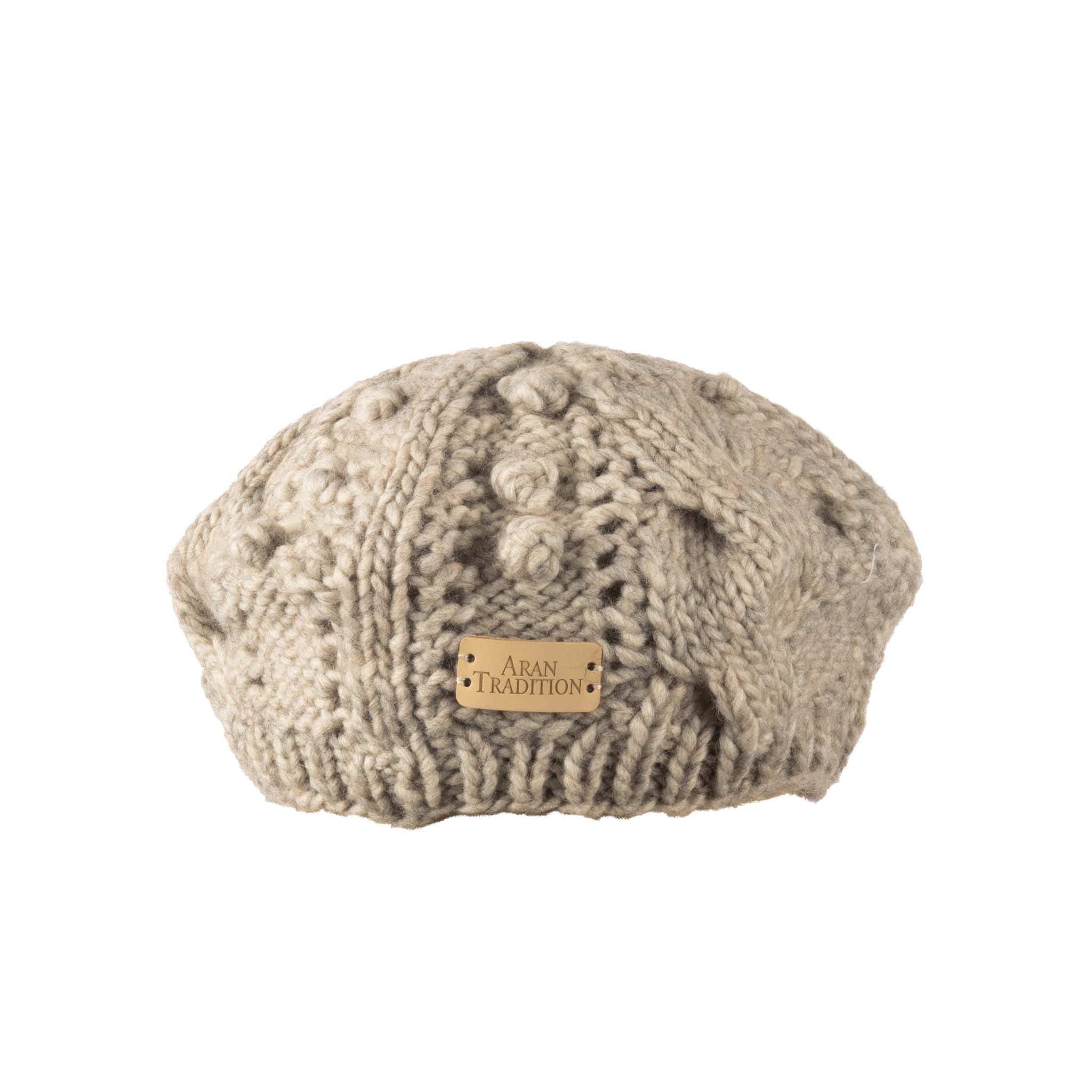 Aran Traditions - Venta al por mayor Boina - Mujer - Sombrero Boina Cable Encaje Aran6