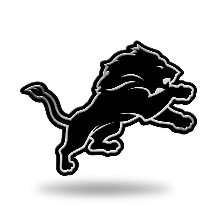 Detroit Lions Chrome Auto Emblem for wholesale by Rico Industries