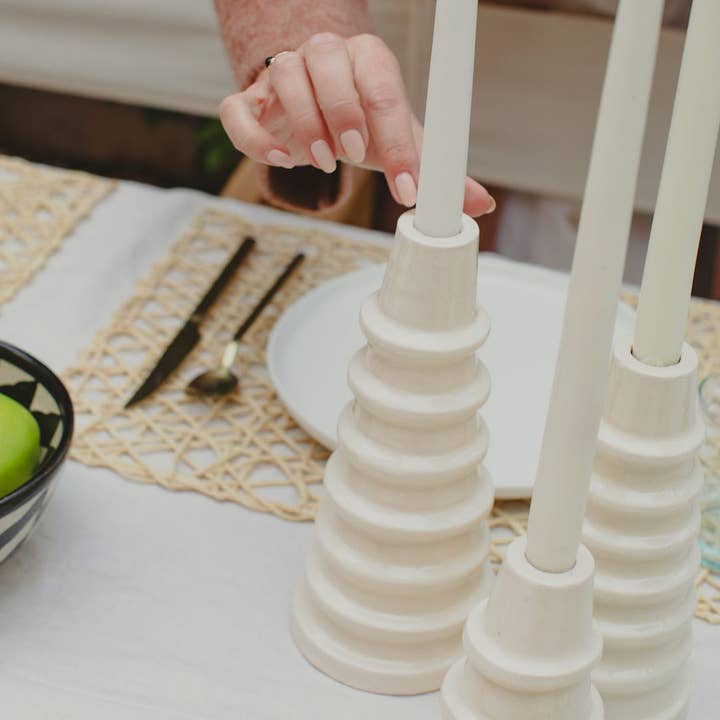 Kasbah Candle Holder + Bud Vase for wholesale by Apartment F - shipping from Austin, TX. No tariffs