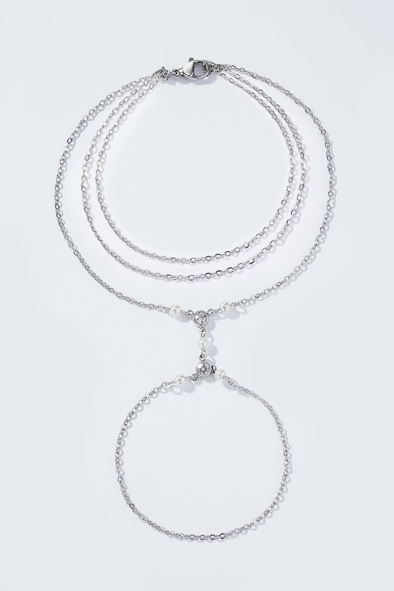 BYREN | ÉLINE L'ATELIER – Großhandel Wristlet Bag – Edelstahl-Handkette 324AQ2251