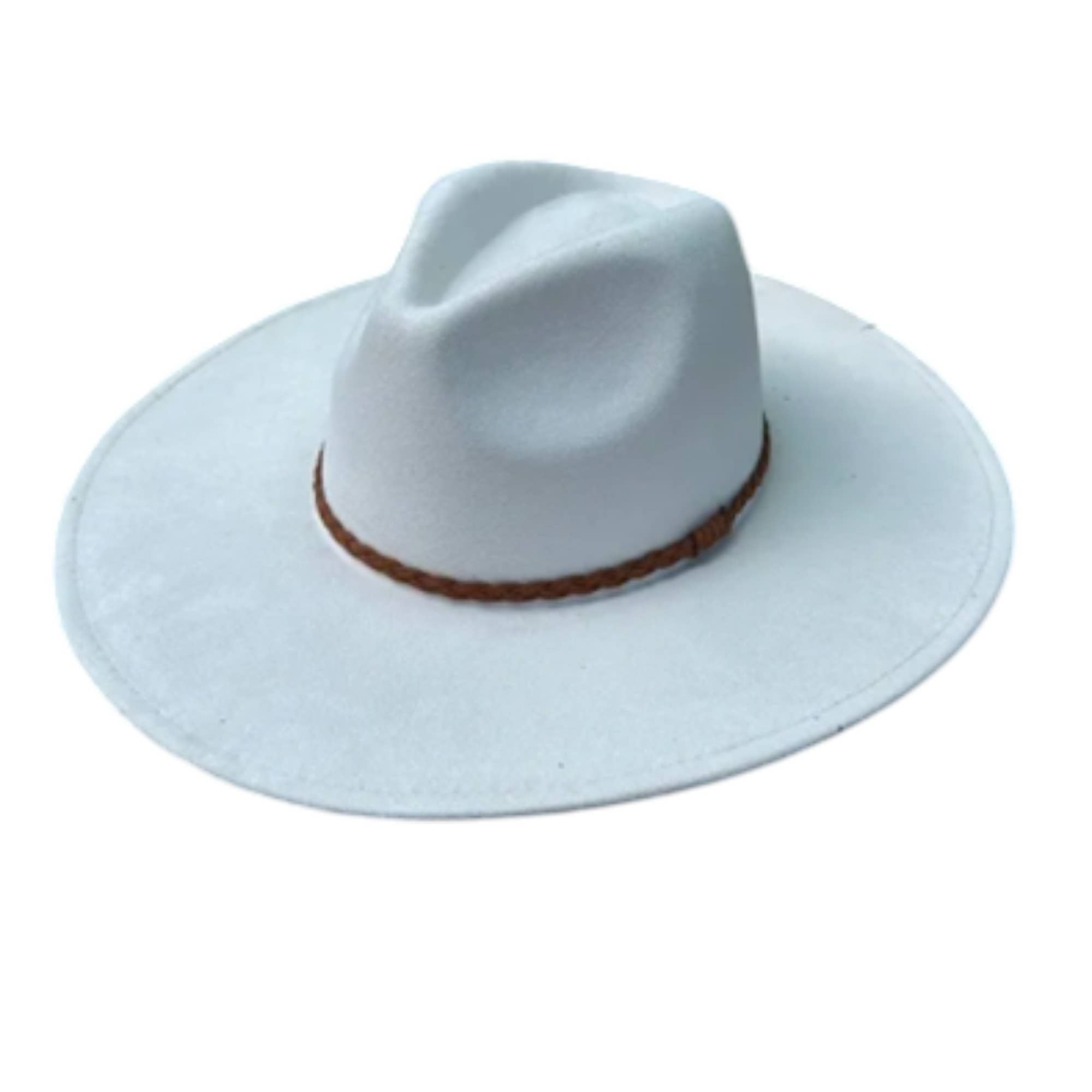 Portia Hat – wholesale Fedora - Unisex – Wide Brim Vegan Suede Hat – Classic & Stylish 7