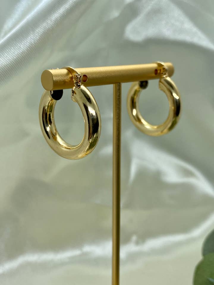 Gold filled Hoops for wholesale by Rachel Ray Co