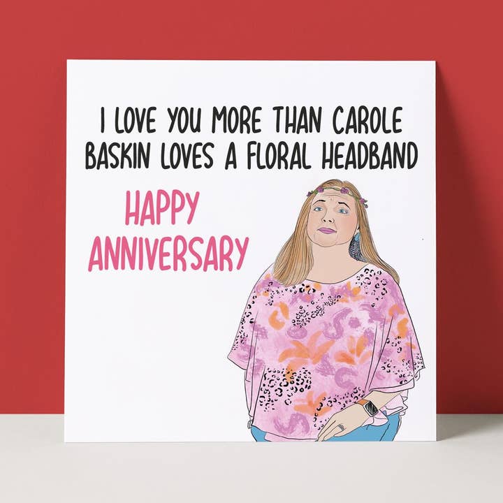 CAROLE BASKIN - TIGER KING - BIGLIETTO D'ANNIVERSARIO per la vendita all'ingrosso da parte di Pack a Punch Designs