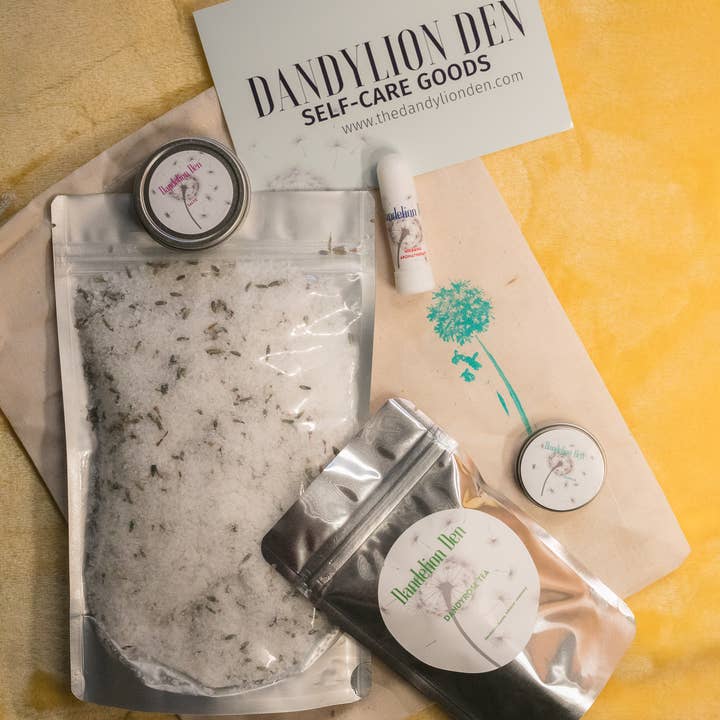 Dandelion Oil Gift Bag Set for wholesale by The Dandelion Den