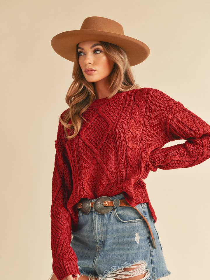 AEMI + CO - Wholesale Knit Sweater - Women's - 397CK Adela Sweater