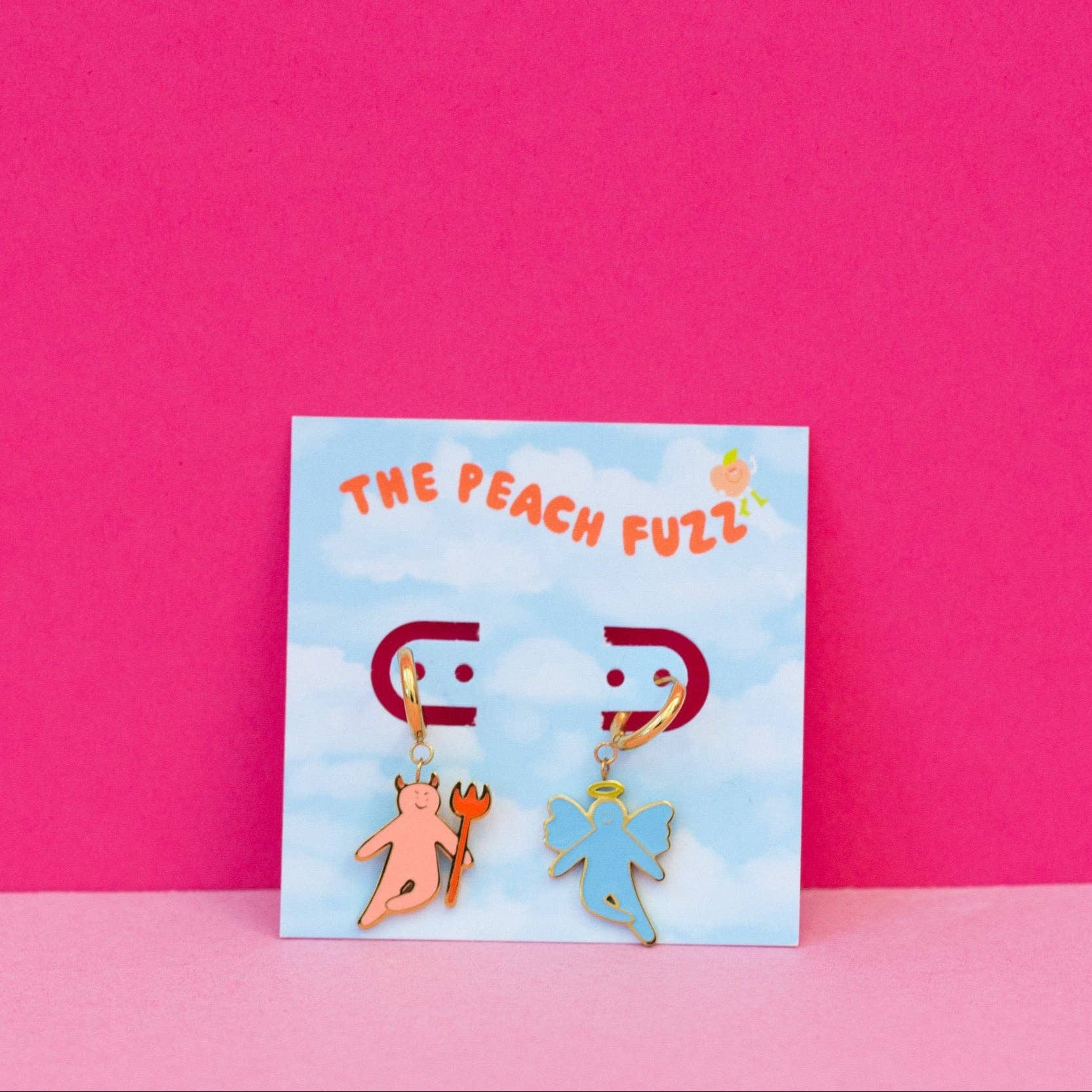 The Peach Fuzz – wholesale Huggie earrings – Sugar and Spice Huggies2