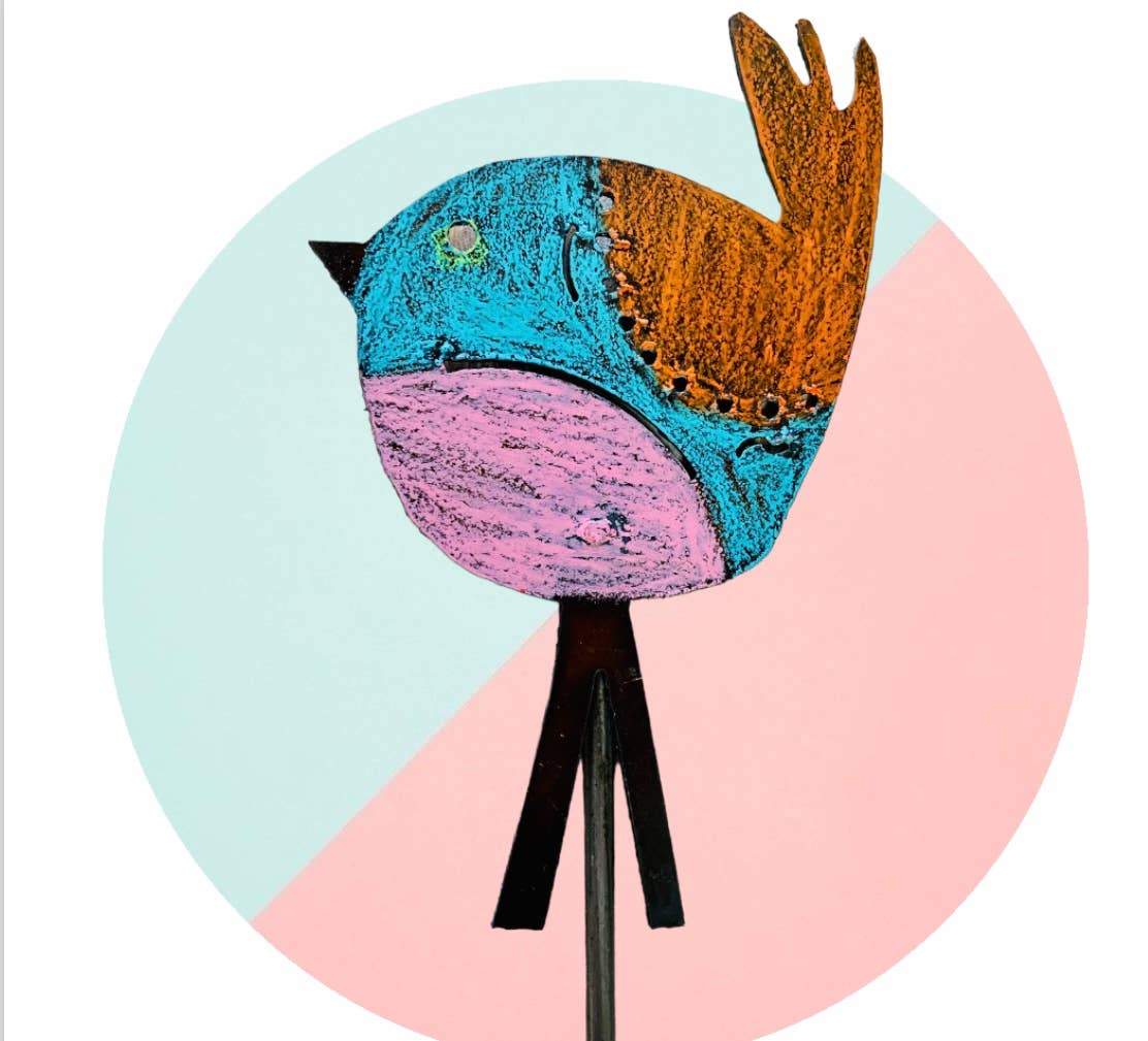 Whimsies - Vendita all'ingrosso Paletti da giardino/prato - Picchetto per piante da giardino Uccello Picchetto da giardino Primavera all'aperto Patio Scintilla8