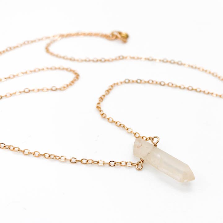 Colar de quartzo diário por atacado de Luna Pines