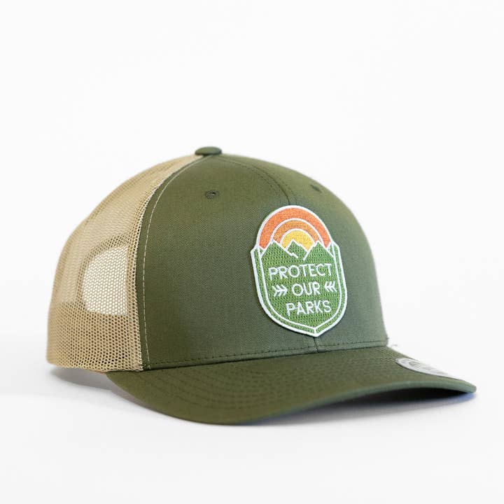Protect Our Parks Trucker Hat for wholesale by Squatchy