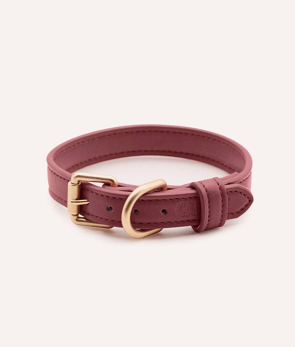 CAFIDE - Wholesale Pet Collar - Dog - Bordeaux Vegan Leather Collar, Jala