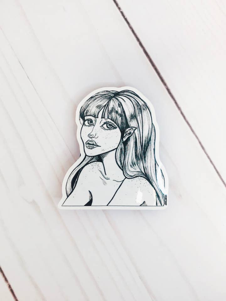 Faerie Girl Sticker for wholesale by OneGroovyGal