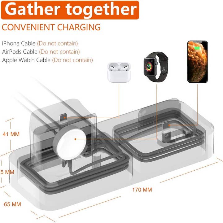 Tech Trendz - Wholesale Charging Dock - 3-in-1 Charging Dock