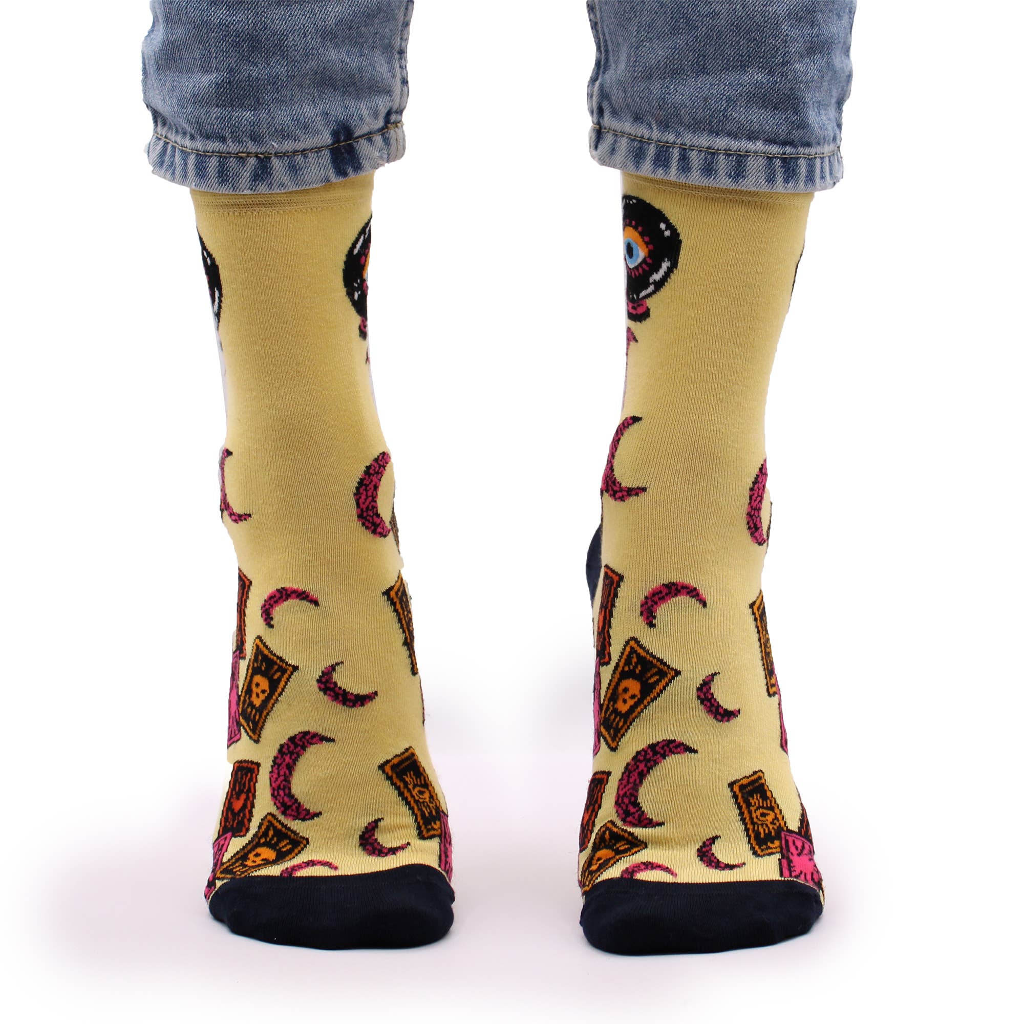AW Artisan - Wholesale Socks - Unisex - Hop Hare Bamboo Socks (M/L) - Tarot Cards2