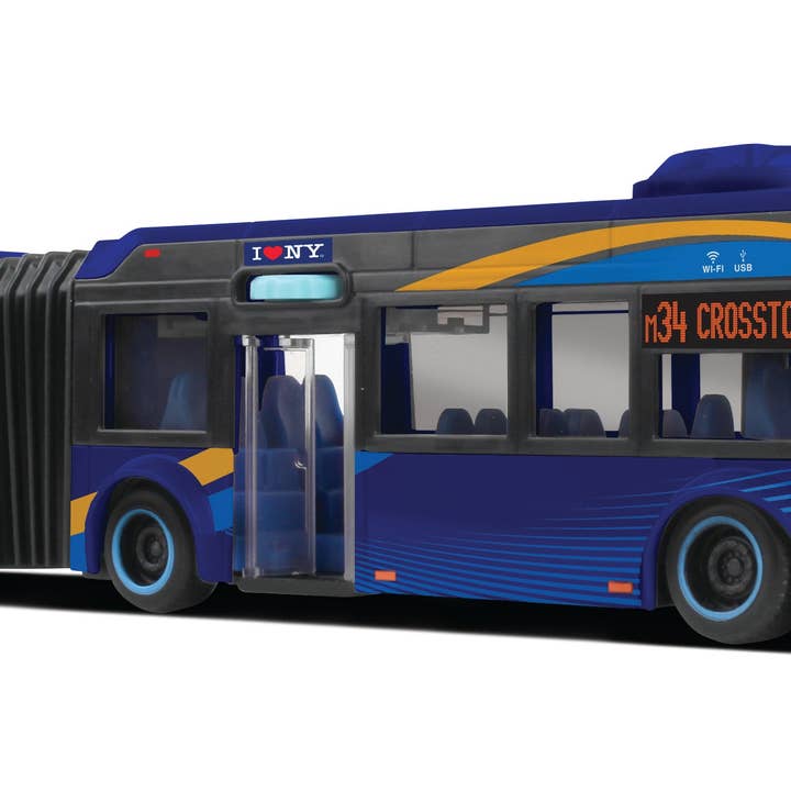 Daron Worldwide Trading – Engroshandel Legetøjsbil/lastbil - Børn – NY13405 MTA Volvo Ledbus1