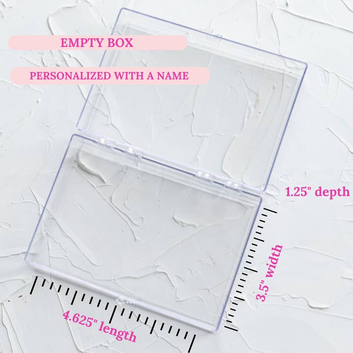 Never Knew I Needed - Vendita all'ingrosso Confezioni regalo - Scatole in Acrilico Personalizzate, Scatole Personalizzate con Marchio, Trasparente Keep