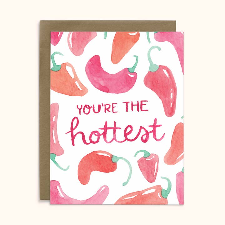 You're the Hottest Card for wholesale by Katie Pea Studio