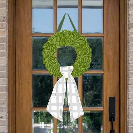 Boxwood Door Hanger for wholesale by Doodles By Rebekah