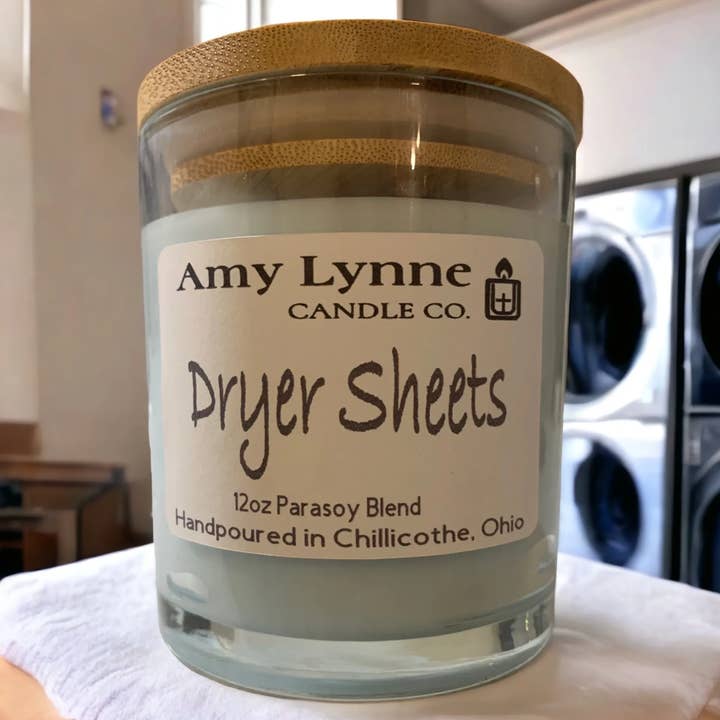 Amy Lynne Candle Company - Vendita all'ingrosso Candela in vasetto - Candela Dryer Sheets 12oz0