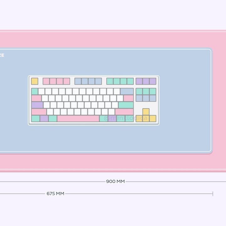 Mintlodica - Wholesale Desk Pad - Pastel Picnic 'Nonbinary Pride' Deskmats