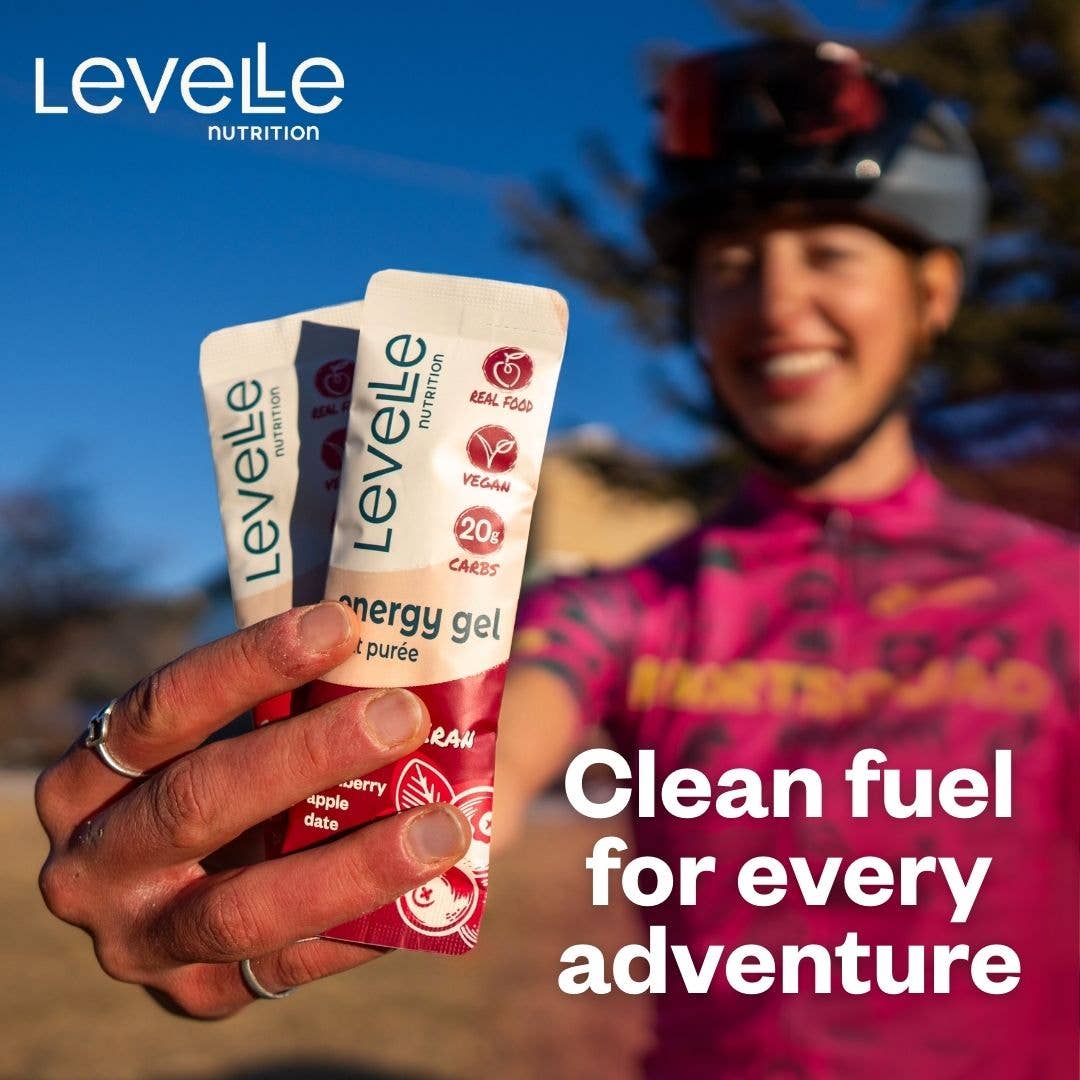 Levelle Nutrition - Wholesale Sports/Energy Drink - Yes We Cran! Energy Gel - Vegan, Real Food (40g)5