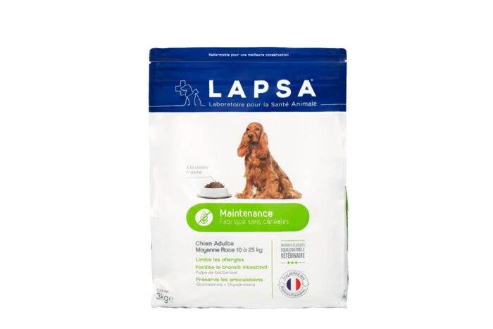 LAPSA - Wholesale Voer - Hond - HONDENBROKJES VOOR VOLWASSENEN VAN MIDDELGROTE RASSEN GRAANVRIJ 3 KG0