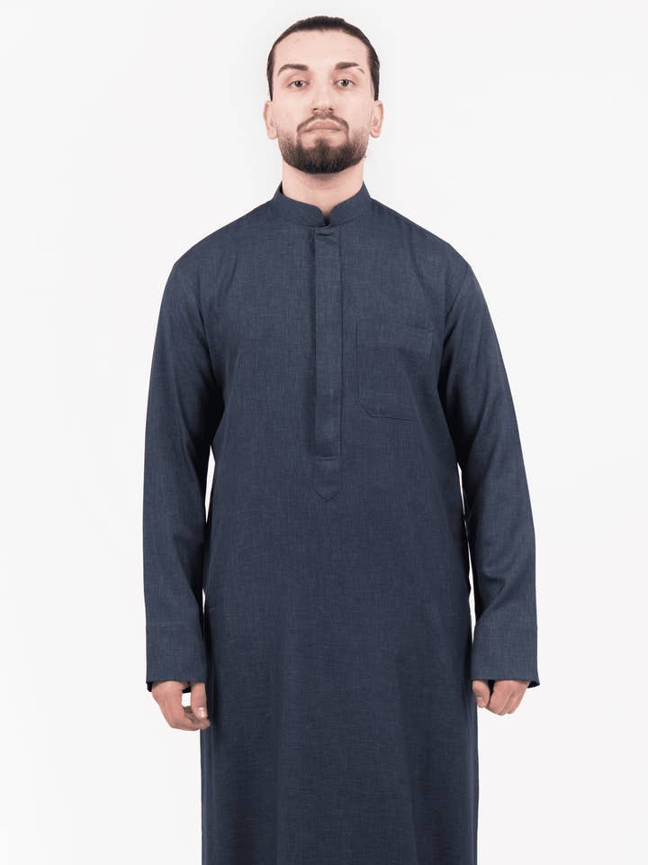 Semiramis Abadi Thobe für Herren Graphit für den Großhandel von MY LITTLE JUBBA