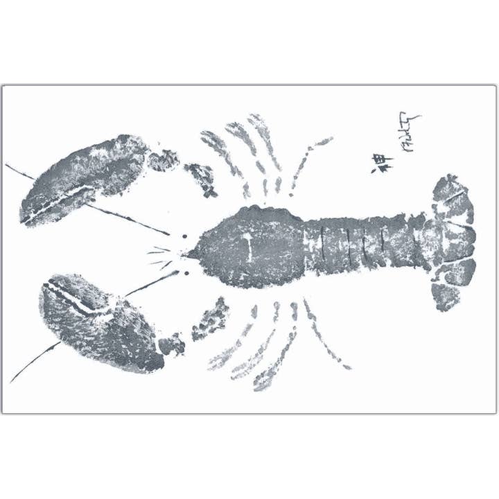 Grey Lobster Placemat | Nautical for wholesale by Fish Aye Trading
