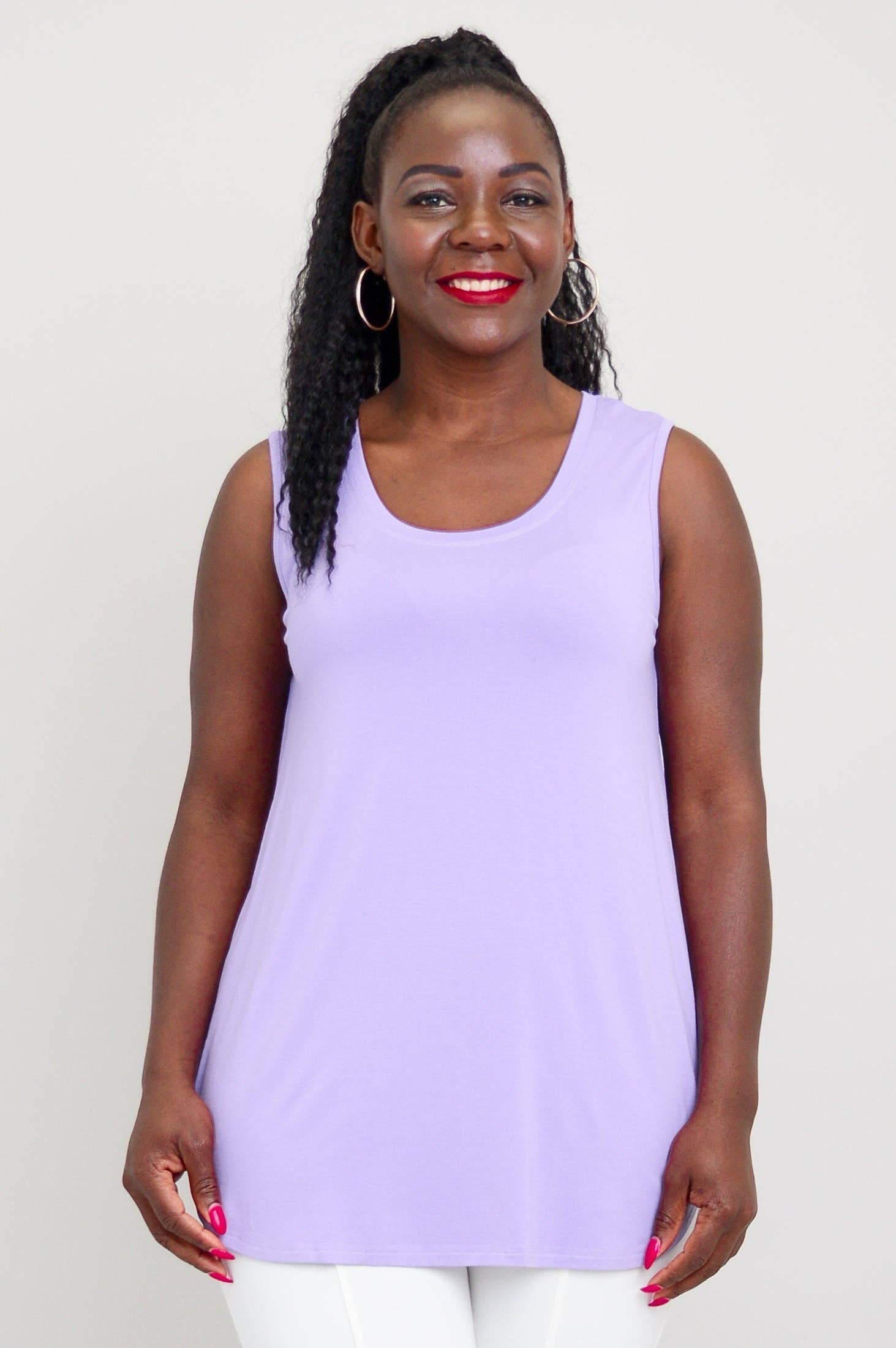 Blue Sky Clothing Co LLC - Vendita all'ingrosso Tunica - Donna - Jazz Tank, lavanda, bambù