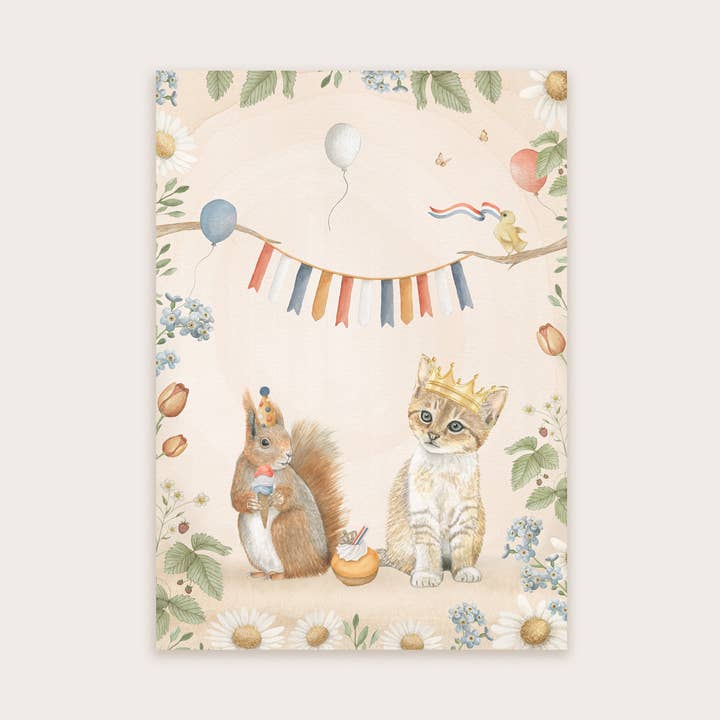 Cartolina King's Day per la vendita all'ingrosso da parte di Appeloogje